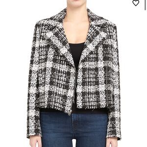 FINAL PRICE Theory Slim Moto Tweed Jacket